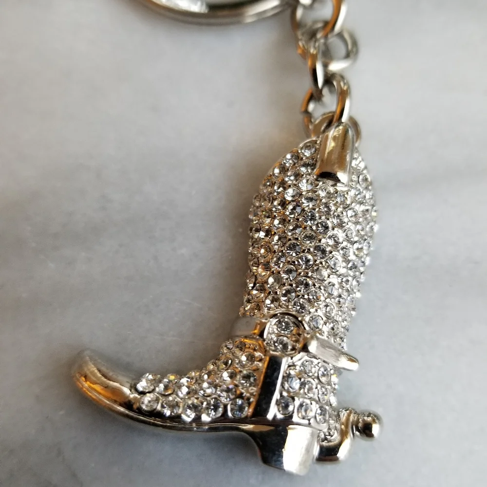 Cowboy boot key chain